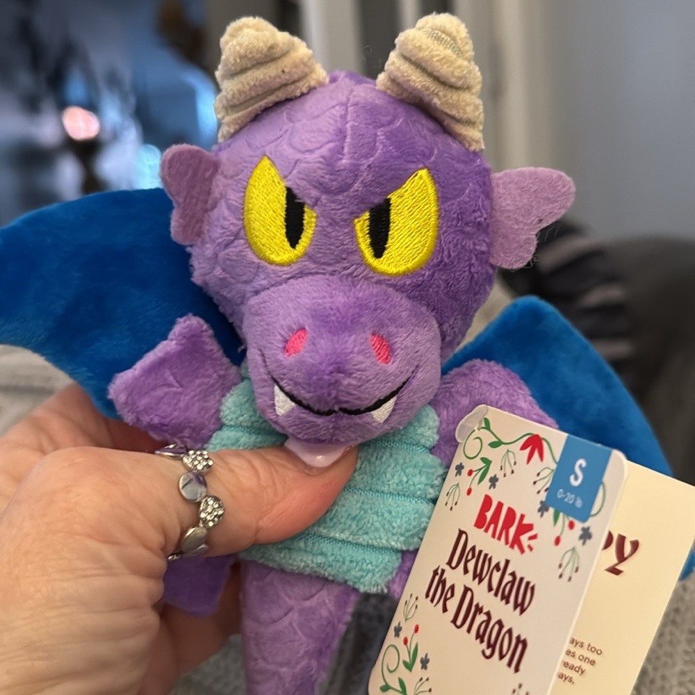 Bark ‘Dewclaw the Dragon’ Plush Dog Toy